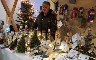 Nikolausmarkt: OGS verkaufte selbst Gebasteltes