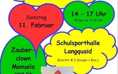 Der Elternbeirat der Grundschule lädt ein zum Kinderfasching